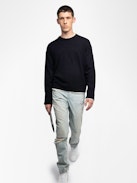 Marko Jumper - Jumper with round neck and western patch.