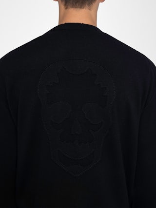 Marko Sweater - Sweater with crew neck and western patch.