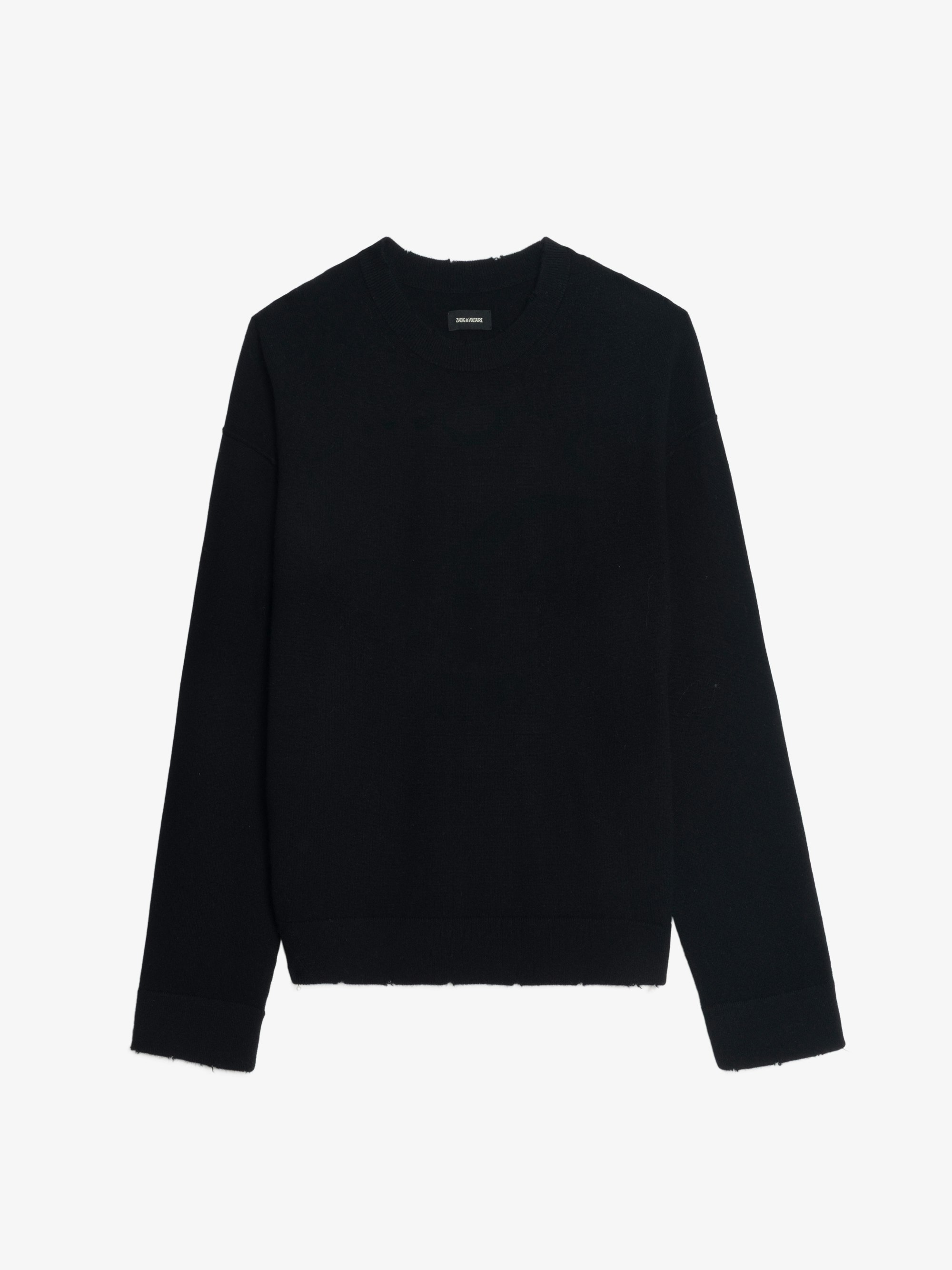 Marko Black Wool and Cashmere Sweater | Zadig&Voltaire