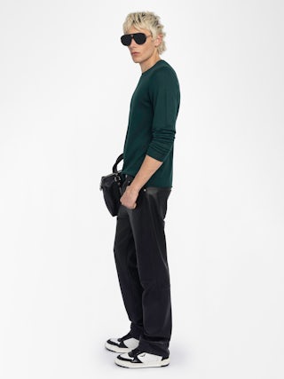 Teiss 100% Cashmere Jumper - Round neck jumper with long sleeves.