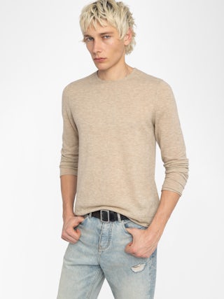 Teiss 100% Cashmere Jumper - Round neck jumper with long sleeves.