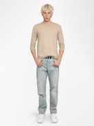 Pullover Teiss 100% Kaschmir - Pullover mit Rundhalsausschnitt und langen Ärmeln.