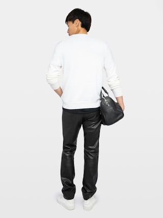 Pull Kennedy - Pull col rond avec intarsia sur l'avant.