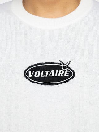 Pull Kennedy - Pull col rond avec intarsia sur l'avant.