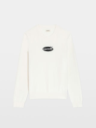 Pull Kennedy - Pull col rond avec intarsia sur l'avant.