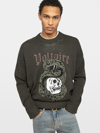 Pull Marko 100% Laine Mérinos - Pull col rond et manches longues.