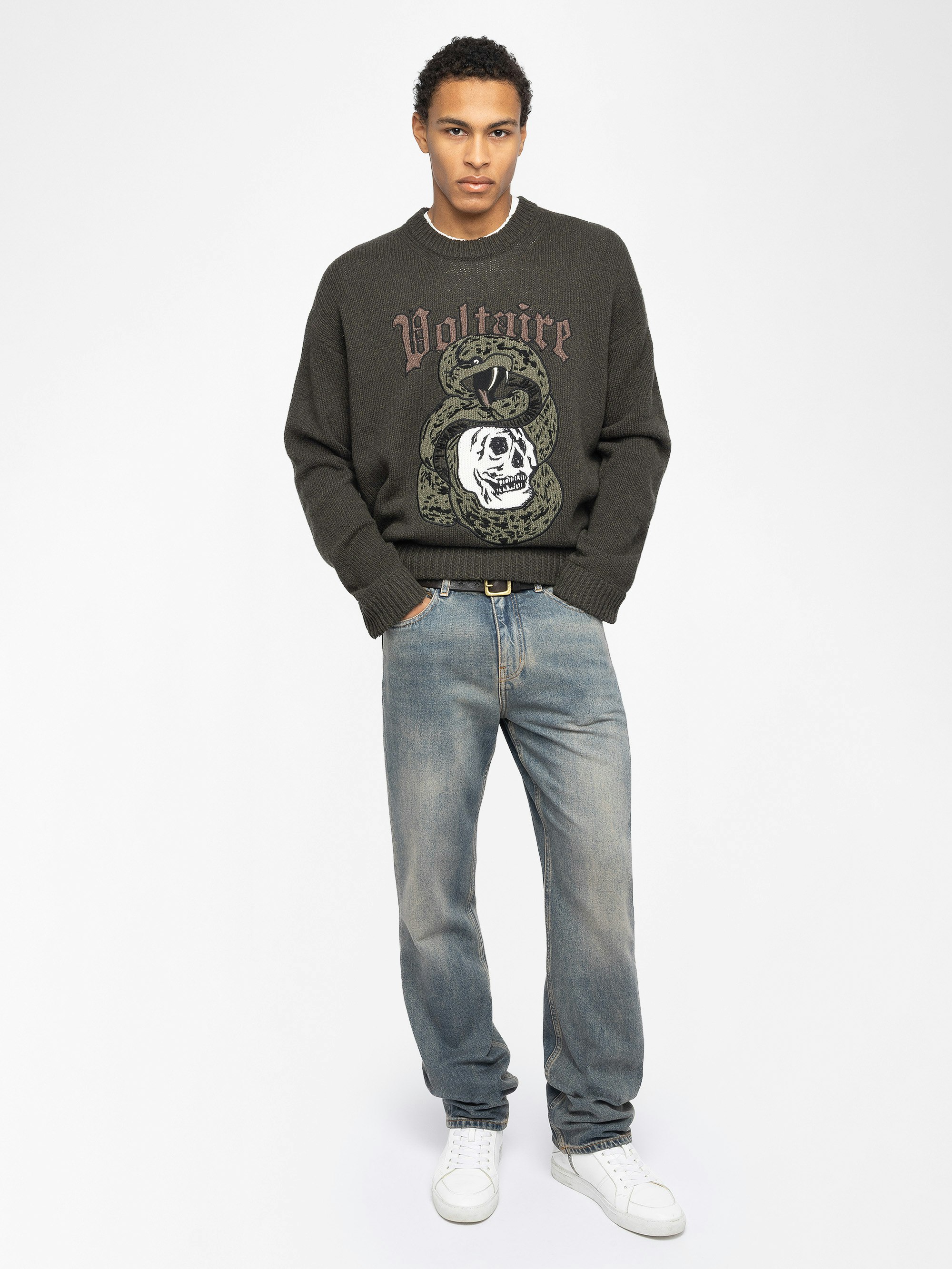 Pull Marko 100% Laine Mérinos - Pull col rond et manches longues.