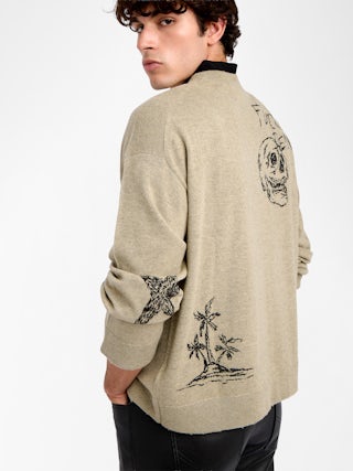 Pull Marko - Pull col rond manches longues avec multicustomisation.