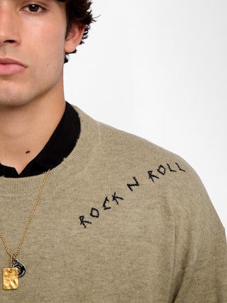 Marko Jumper - Round neck jumper with long sleeves featuring multi-customisation.