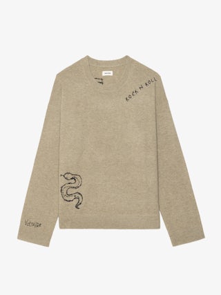 Marko Jumper - Round neck jumper with long sleeves featuring multi-customisation.