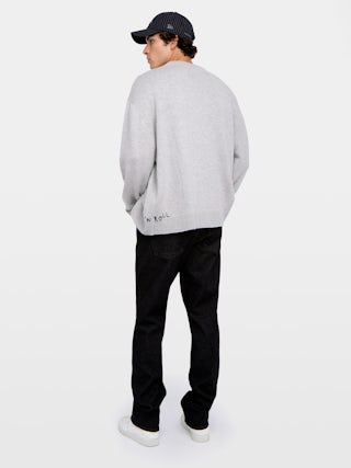 Pull Swonny - Pull col rond avec inscription avant.