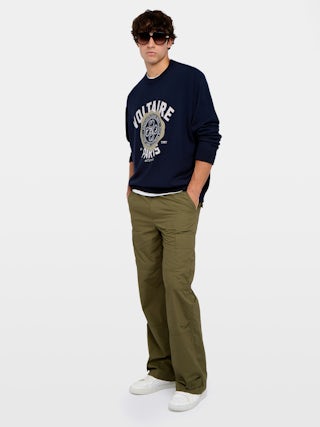 Pull Swonny 100% Laine - Pull col rond avec jacquard sur l'avant.