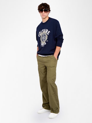 Pull Swonny 100% Laine - Pull col rond avec jacquard sur l'avant.