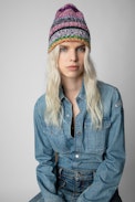 Thomsy Beanie - Women's striped beanie