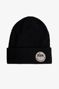 Thomsy Cashmere Beanie - Women’s cashmere beanie with Zadig happy face and diamanté.