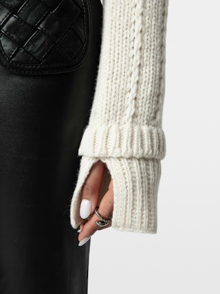 Cardigan Travy 100% Merino Wool - Wool cardigan with detachable wing brooch closure embellished with rhinestones.