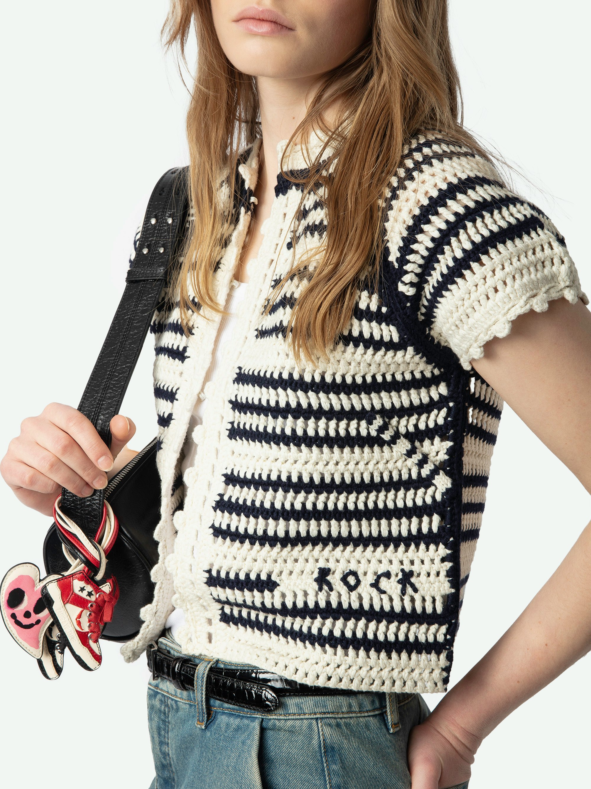 売れ筋商品|||ザディグ エ ヴォルテール ニット&セーター レディース アウター ZELIE - Cardigan - ecru Zadig & Voltaire ZELIE - Cardigan - ecru/off-white - Zalando