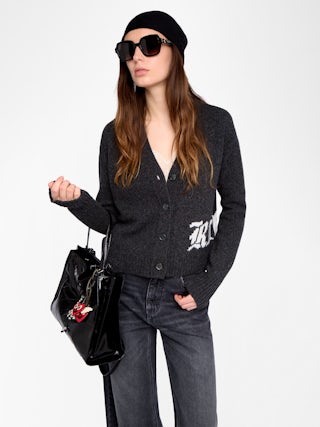 Cardigan Masy 100% Laine Mérinos - Cardigan col V boutonné.