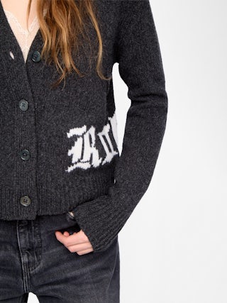 Cardigan Masy 100% Laine Mérinos - Cardigan col V boutonné.