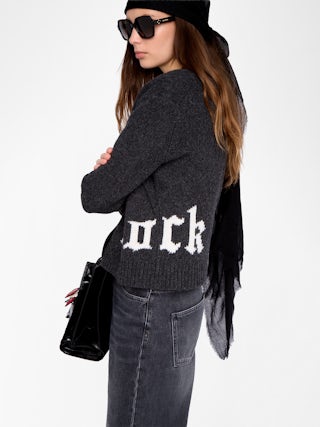 Cardigan Masy 100% Laine Mérinos - Cardigan col V boutonné.