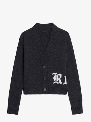 Cardigan Masy 100% Laine Mérinos - Cardigan col V boutonné.