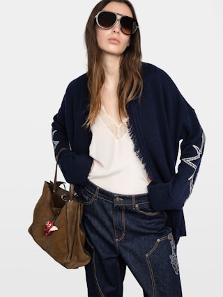 Alpa Coat - Coat with intarsia.