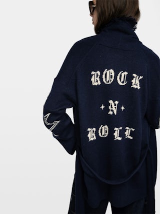 Alpa Coat - Coat with intarsia.