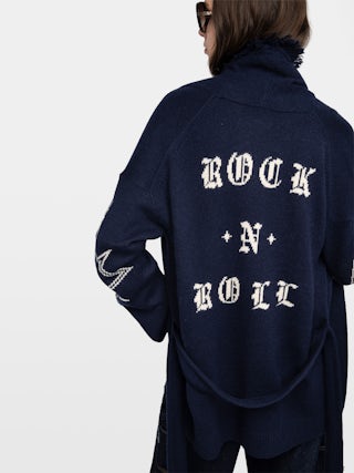 Alpa Coat - Coat with intarsia.