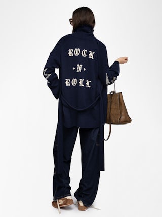 Manteau Alpa - Manteau avec intarsia.