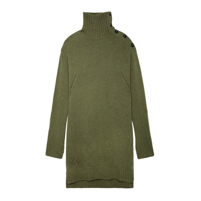 Robe Almira 100% Cachemire Dark Olive - Taille XS - Zadig & Voltaire - Modalova