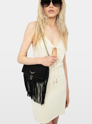 Savana Dress - Short dress with thin straps and wing charms.