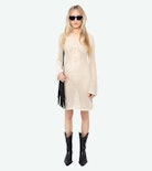 Ranyra Kleid - Häkelkleid mit langen Ärmeln.