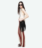 Pantalon Pia - Pantalon en crochet rayé.