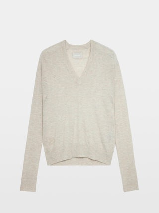 Jumper River 100% Cashmere - Jumper in feather-light cashmere.