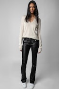 Elya Cashmere Jumper - Women's crystal-embellished cashmere jumper