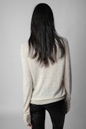 Elya Cashmere Jumper - Women's crystal-embellished cashmere jumper