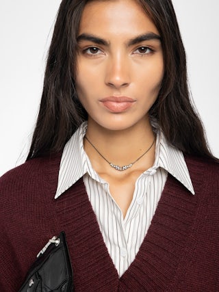 Maddy Jumper 100% Cashmere - Sleeveless V-neck jumper.