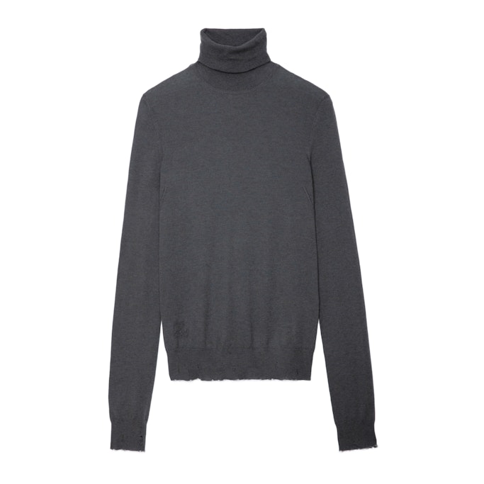 Pull Bobby 100% Cachemire Ardoise - Taille S - Zadig & Voltaire - Modalova
