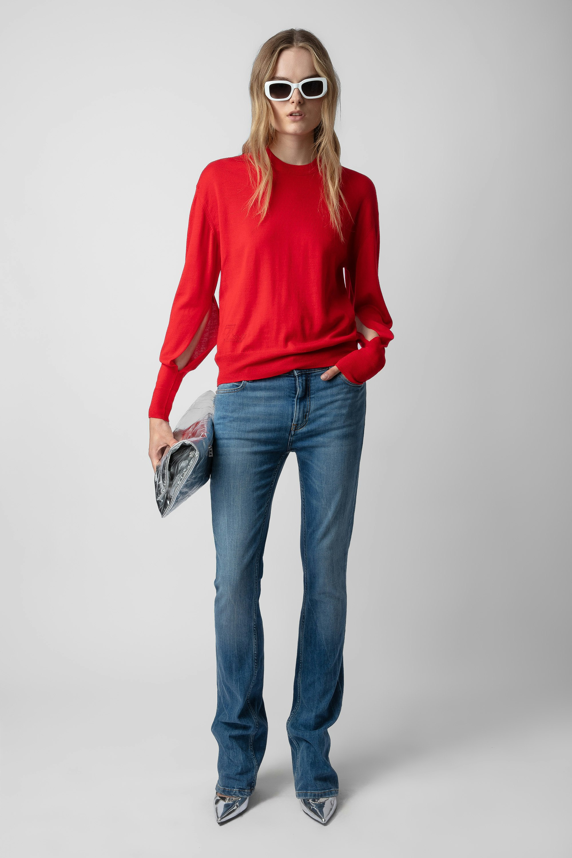 Pull Emmy pull rouge femme Zadig Voltaire