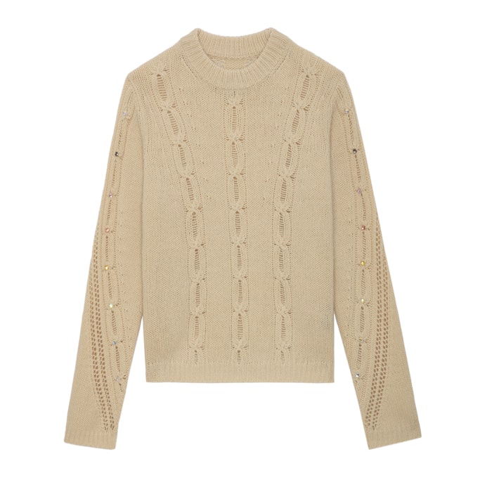 Pull Morley 100% Laine Merinos Vanille - Taille S - Zadig & Voltaire - Modalova