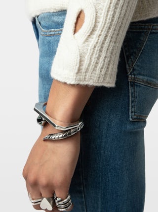 Jumper Sulky 100% Merino Wool - Ribbed jumper with openwork cables and long sleeves.