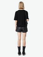 Jersey Ida Cachemira - Jersey negro de 100% cachemira para mujer.