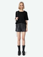 Jersey Ida Cachemira - Jersey negro de 100% cachemira para mujer.