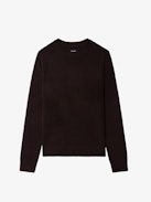 Cici Jumper - Round neck jumper with heart patches at elbows.