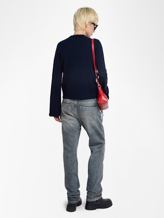 Lucas Jumper - Jumper with button opening and flared sleeves.