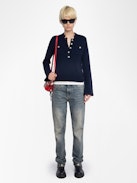 Lucas Jumper - Jumper with button opening and flared sleeves.