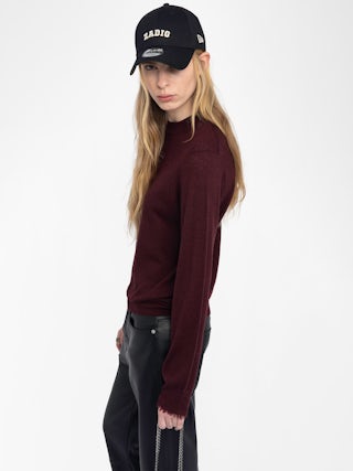 Ivy Cashmere Sweater - Round neck sweater with long sleeves.