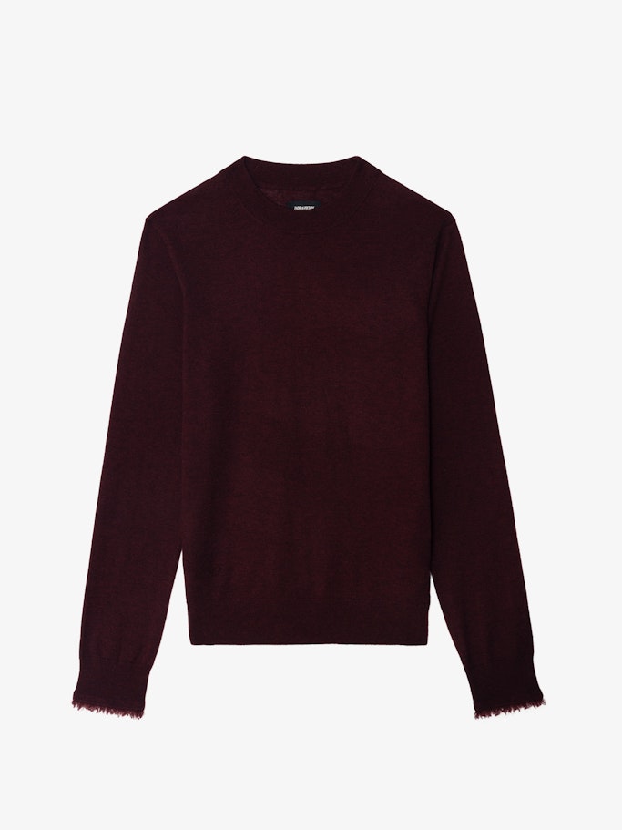 Pull Ivy 100% Cachemire Burgundy - Taille S - Zadig & Voltaire - Modalova