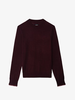 Ivy Cashmere Sweater - Round neck sweater with long sleeves.