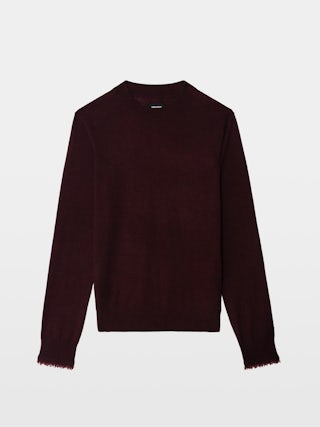 Ivy Cashmere Sweater - Round neck sweater with long sleeves.